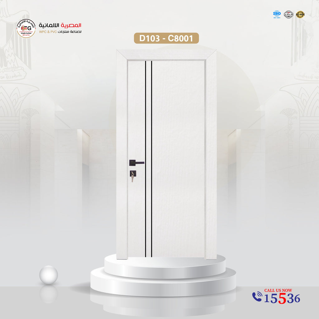 باب WPC ستانلس موديل D103