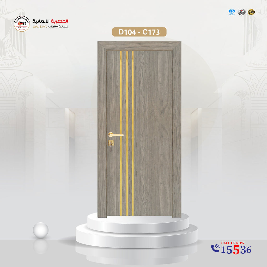 باب WPC ستانلس موديل D104