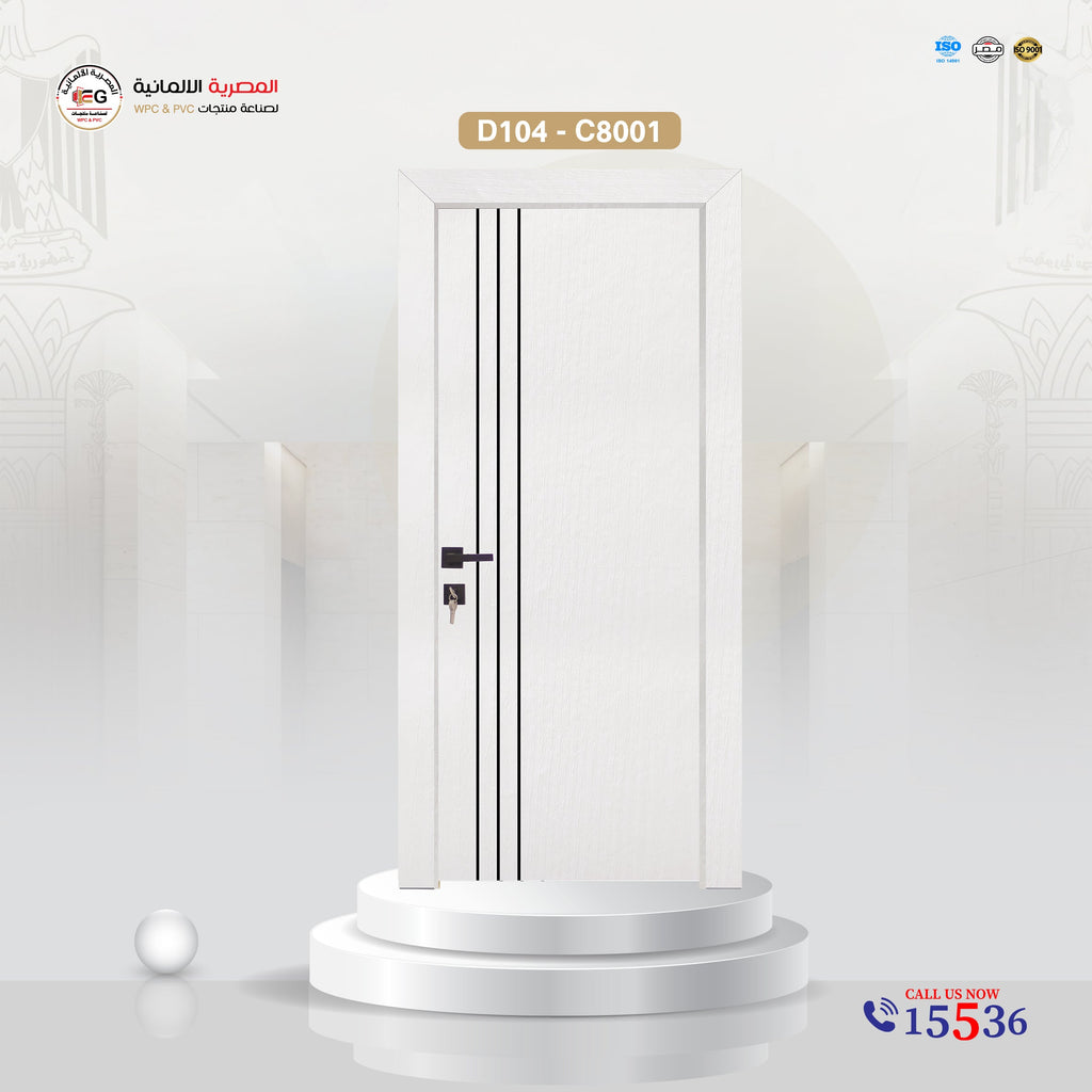 باب WPC ستانلس موديل D104