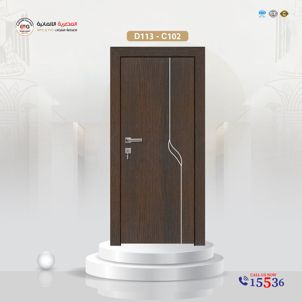 باب WPC مودرن موديل D113