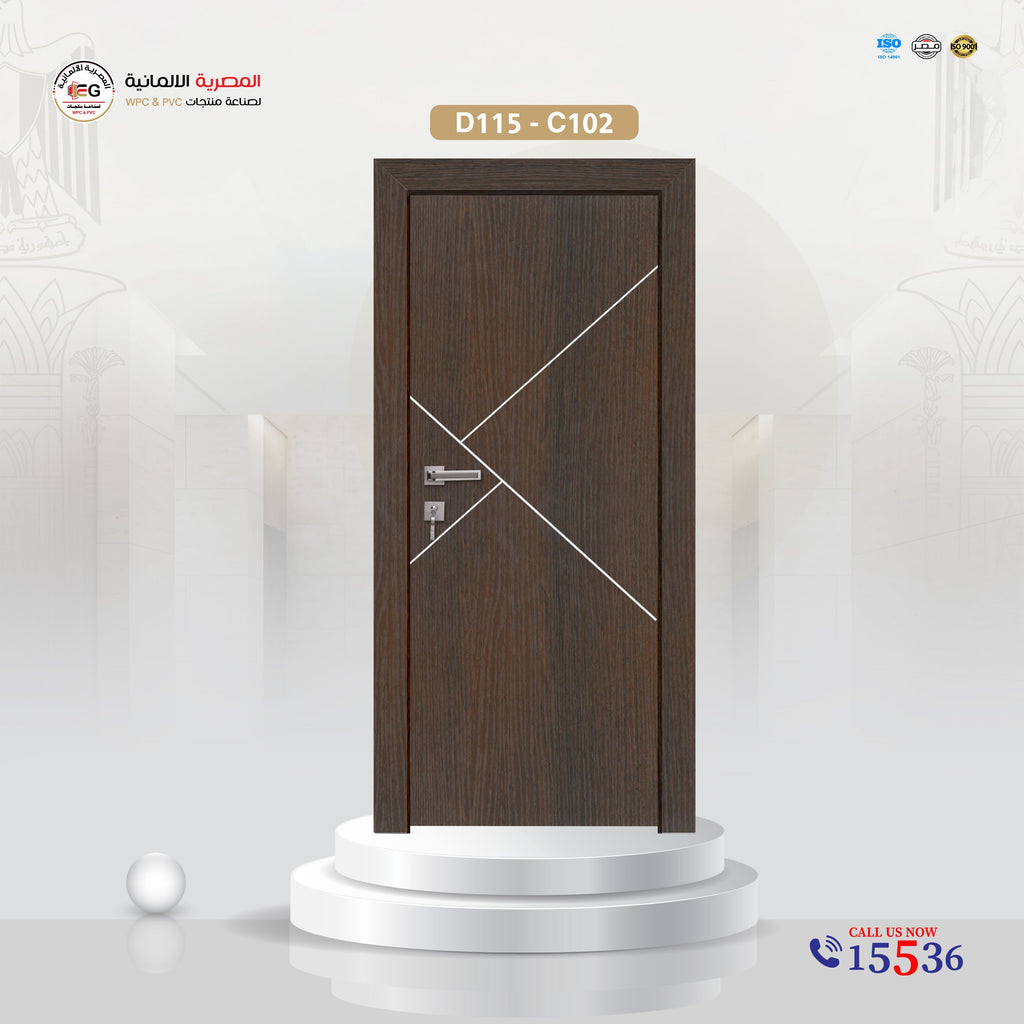 باب WPC مودرن موديل D115