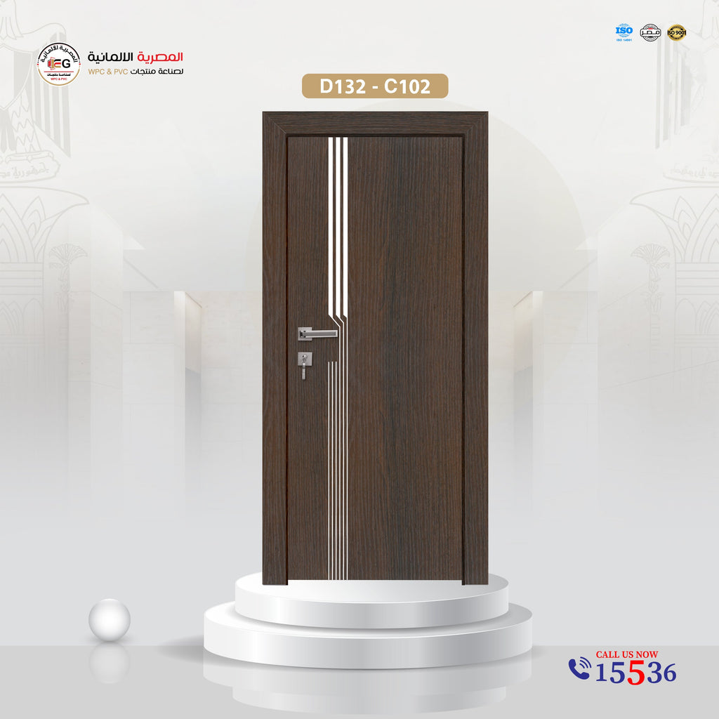 باب WPC مودرن موديل D132